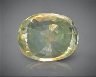 Natural Unheated & Untreated Certified Yellow Sapphire  5.62CTS-6128